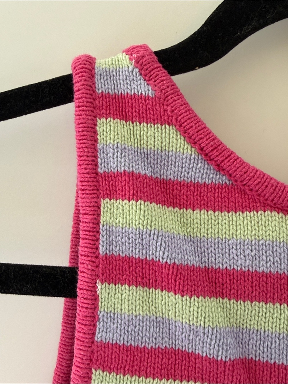 Abound Striped Knit Tank with Keyhole Back - Picture 5 of 5